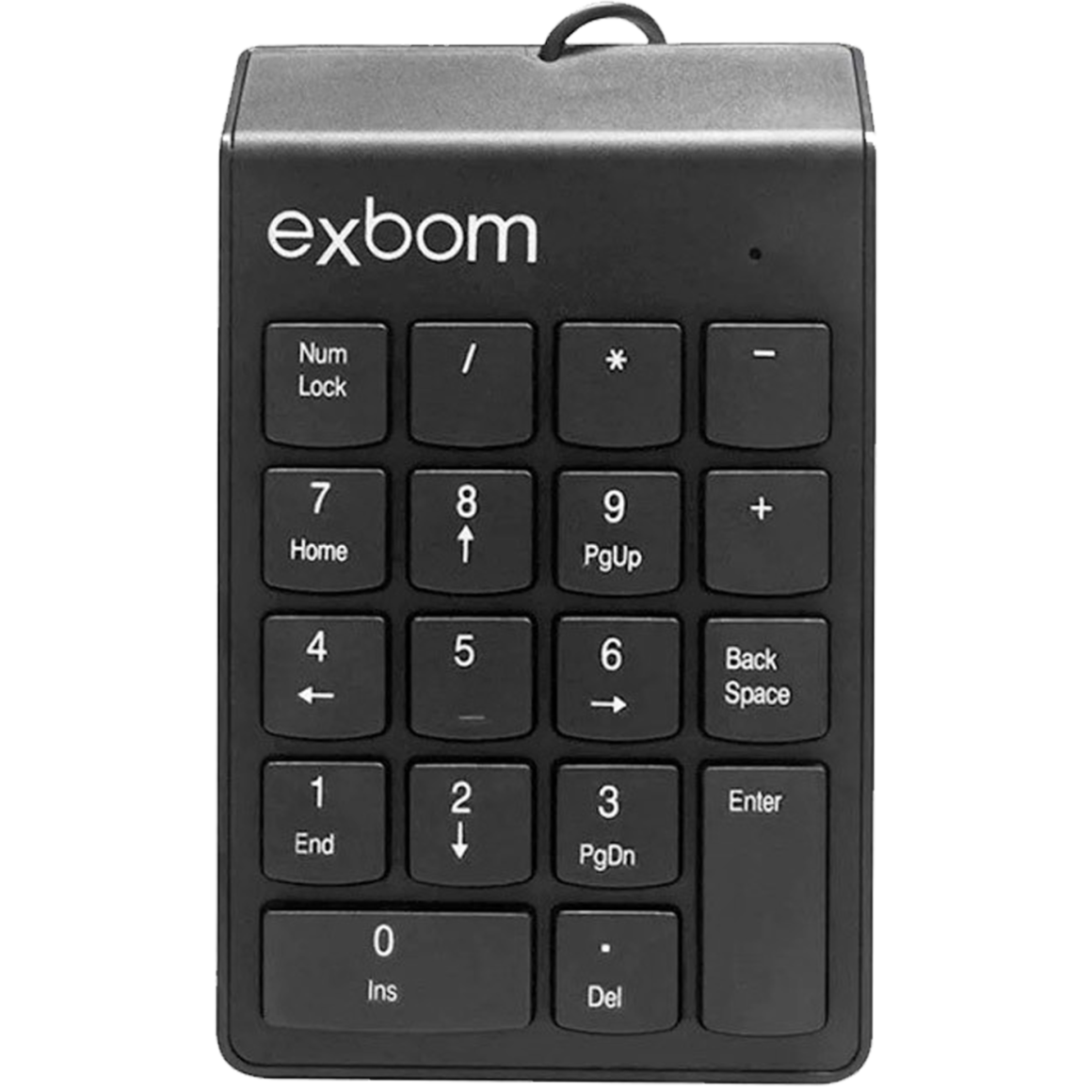 Teclado Numérico Com Fio Usb 1 25 Metros 18 Teclas Pequeno